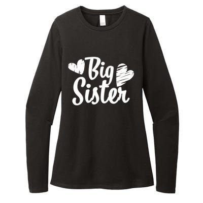 Big Sister Cute Logo Womens CVC Long Sleeve Shirt