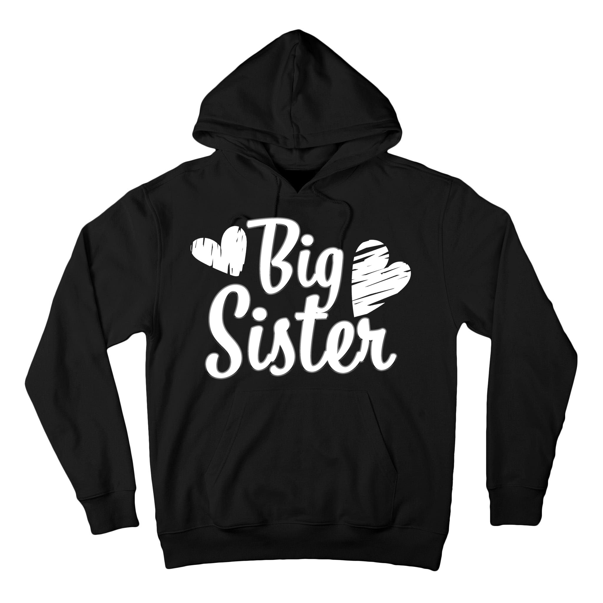 Big Sister Cute Logo Tall Hoodie
