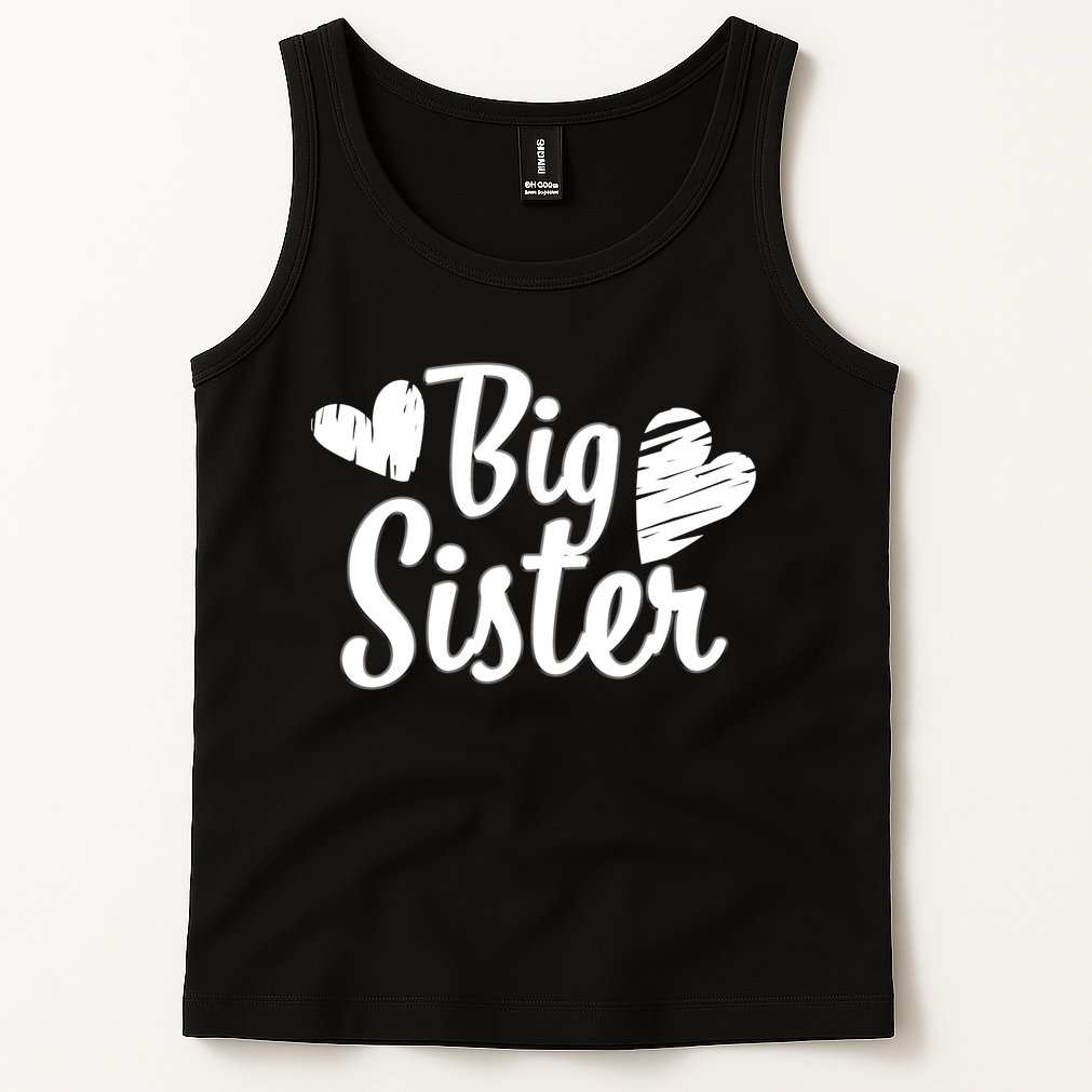 Big Sister Cute Logo Tank Top