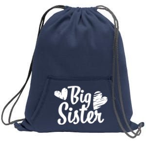 Big Sister Cute Logo Sweatshirt Cinch Pack Bag