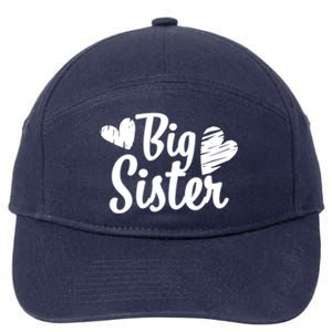 Big Sister Cute Logo 7-Panel Snapback Hat