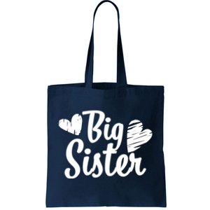 Big Sister Cute Logo Tote Bag