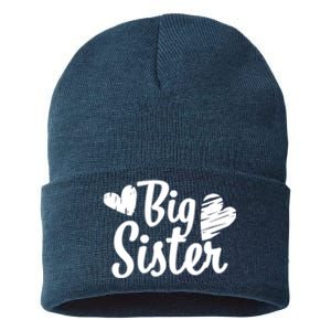 Big Sister Cute Logo Sustainable Knit Beanie