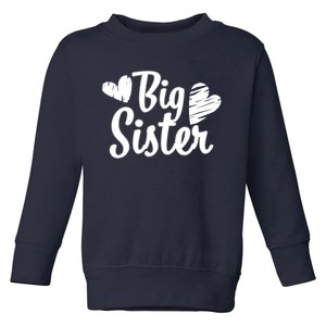 Big Sister Cute Logo Toddler Sweatshirt