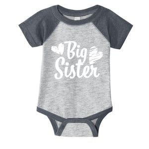 Big Sister Cute Logo Infant Baby Jersey Bodysuit