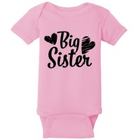 Big Sister Cute Logo Baby Bodysuit