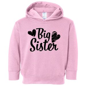 Big Sister Cute Logo Toddler Hoodie