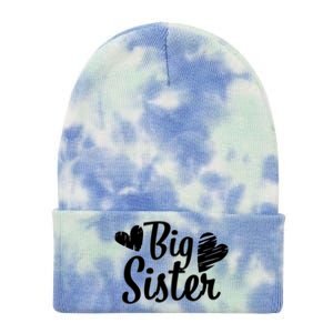 Big Sister Cute Logo Tie Dye 12in Knit Beanie