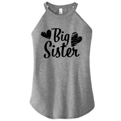 Big Sister Cute Logo Women’s Perfect Tri Rocker Tank