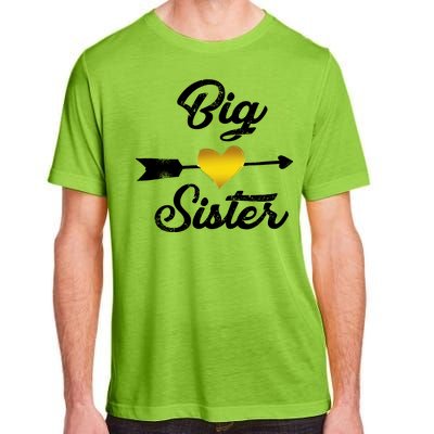 Big Sister Golden Arrow Heart Adult ChromaSoft Performance T-Shirt