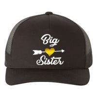 Big Sister Golden Arrow Heart Yupoong Adult 5-Panel Trucker Hat