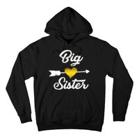 Big Sister Golden Arrow Heart Hoodie