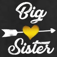 Big Sister Golden Arrow Heart 11oz C Handle Ceramic Mug