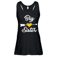 Big Sister Golden Arrow Heart Ladies Essential Flowy Tank