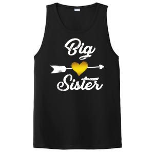 Big Sister Golden Arrow Heart PosiCharge Competitor Tank