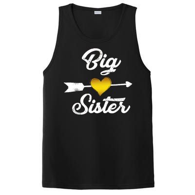 Big Sister Golden Arrow Heart PosiCharge Competitor Tank