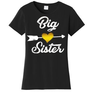 Big Sister Golden Arrow Heart Women's T-Shirt