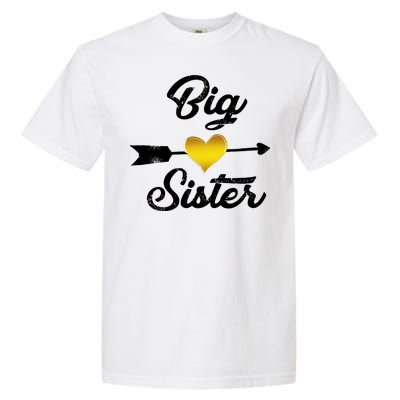 Big Sister Golden Arrow Heart Garment-Dyed Heavyweight T-Shirt