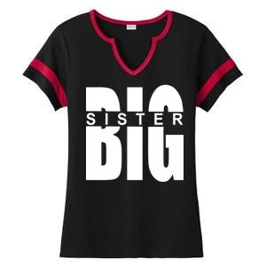 Big Sister Logo Ladies Halftime Notch Neck Tee