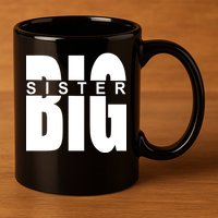 Big Sister Logo 11oz C Handle Ceramic Mug