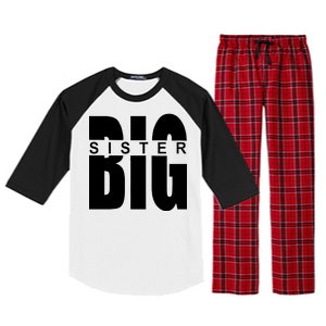 Big Sister Logo Raglan Sleeve Pajama Set