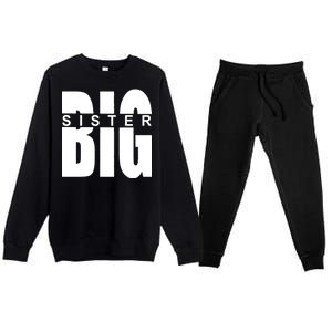 Big Sister Logo Premium Crewneck Sweatsuit Set