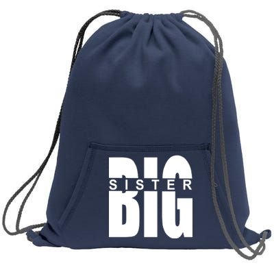 Big Sister Logo Sweatshirt Cinch Pack Bag