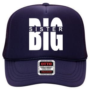 Big Sister Logo High Crown Mesh Back Trucker Hat