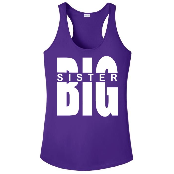 Big Sister Logo Ladies PosiCharge Competitor Racerback Tank