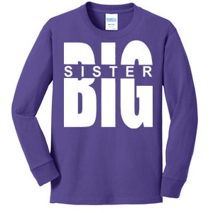 Big Sister Logo Kids Long Sleeve Shirt