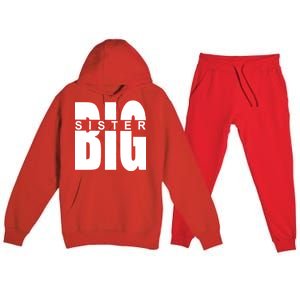 Big Sister Logo Premium Hooded Sweatsuit Set