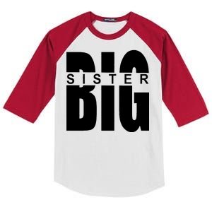 Big Sister Logo Kids Colorblock Raglan Jersey