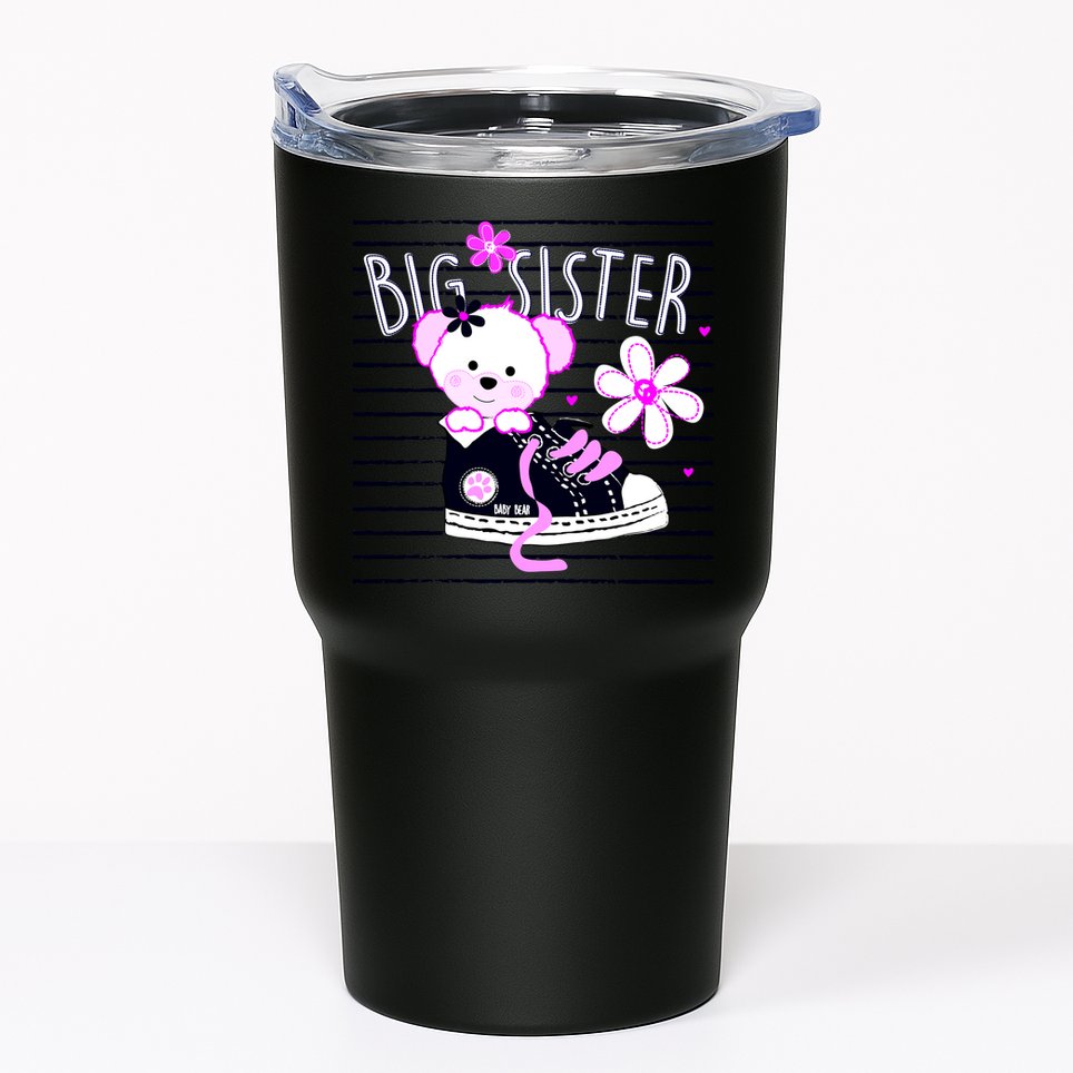 Big Sister Teddy Bear Tumbler
