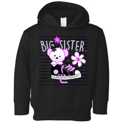 Big Sister Teddy Bear Toddler Hoodie
