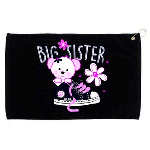 Big Sister Teddy Bear Grommeted Golf Towel