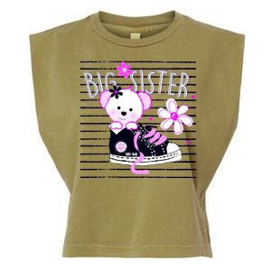 Big Sister Teddy Bear Garment-Dyed Women's Muscle Tee