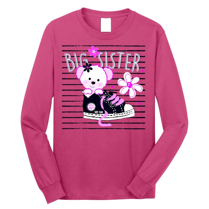 Big Sister Teddy Bear Long Sleeve Shirt