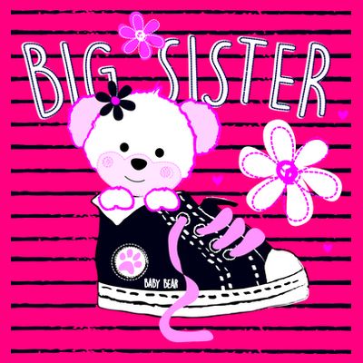 Big Sister Teddy Bear T-Shirt