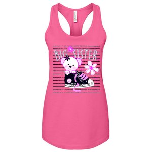 Big Sister Teddy Bear Women's Racerback Tank