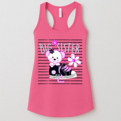 Big Sister Teddy Bear Womens Tank Top
