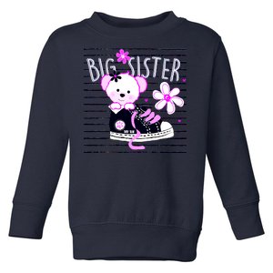 Big Sister Teddy Bear Toddler Sweatshirt