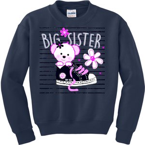 Big Sister Teddy Bear Kids Sweatshirt