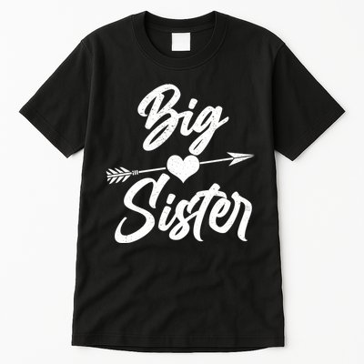 Big Sister Vintage Heart Arrow Tall T-Shirt