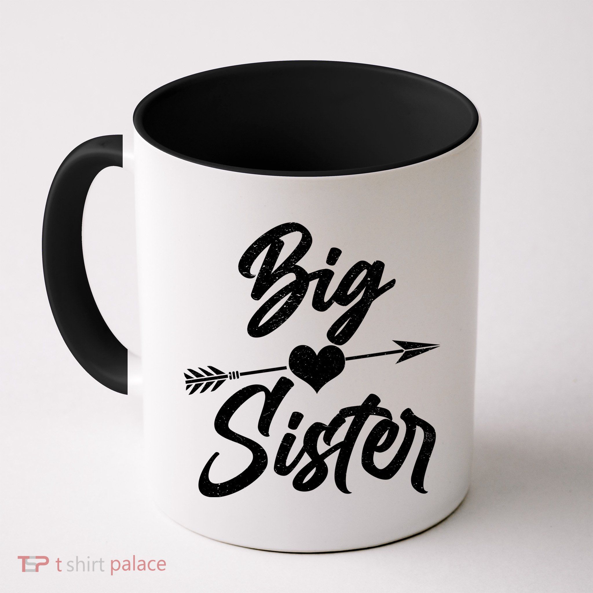 Big Sister Vintage Heart Arrow Mug