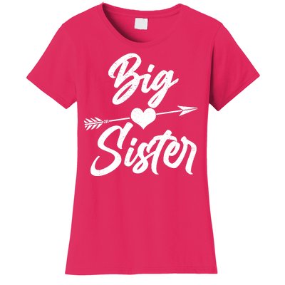 Big Sister Vintage Heart Arrow Women's T-Shirt