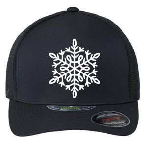 Big Snowflakes Christmas Flexfit Unipanel Trucker Cap