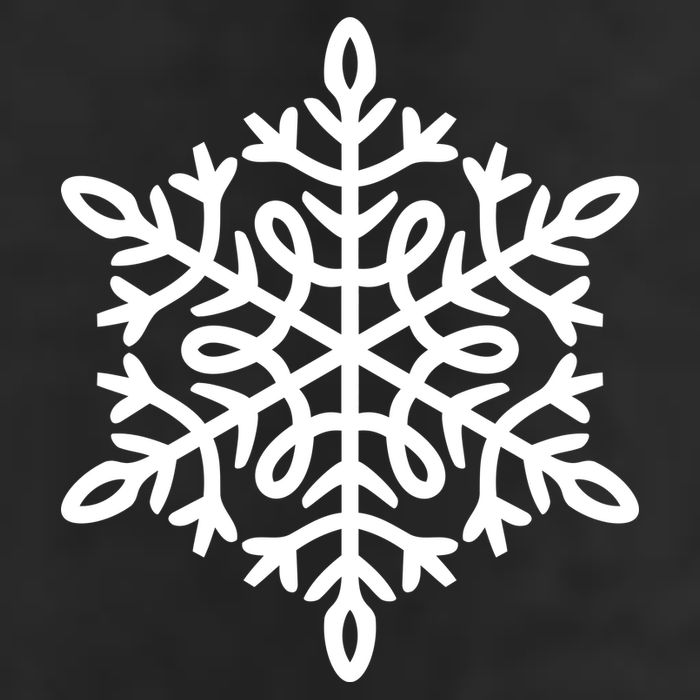 Big Snowflakes Christmas Adult Drive Performance Visor