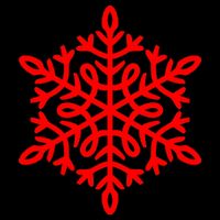 Big Snowflakes Christmas Mug