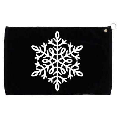 Big Snowflakes Christmas Grommeted Golf Towel