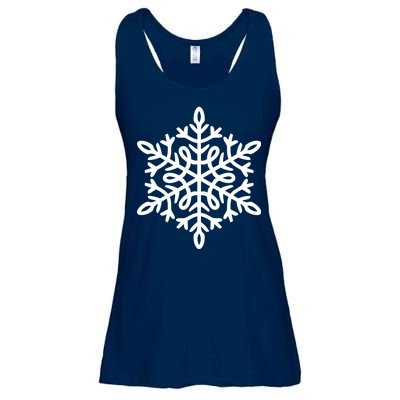 Big Snowflakes Christmas Ladies Essential Flowy Tank